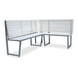 Bleached Stainless Banquette - Furniture