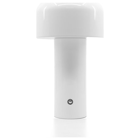 Silhouette 3 Temperature Dimmable LED Touch Rechargeable White Table Lamp