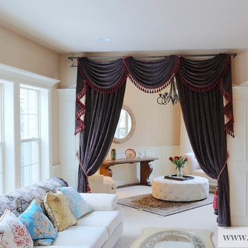 Flip Pole Swag Valance Curtains
