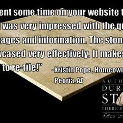 Authentic Durango Stone&trade; - Phoenix Homeowner Testimonial - Wall And Floor Tile