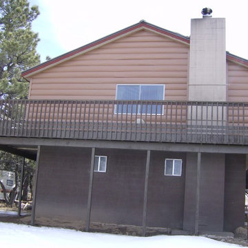 Steel Log Siding Install in Westcliffe, CO