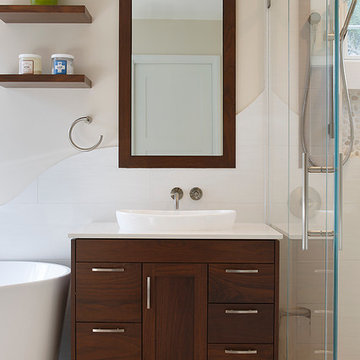 Master bath vanity