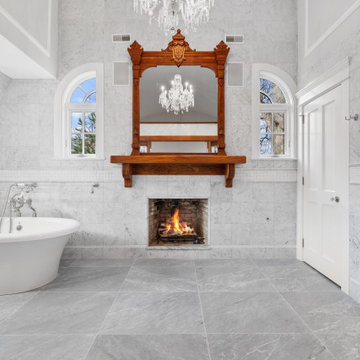 Statuario Principe Porcelain Shower