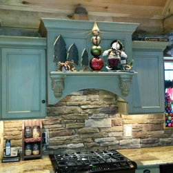 Custom Rustic Kitchen - Kitchen Cabinetry