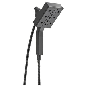 Delta H2Okinetic In2ition 4-Setting 2-in-One Shower, Matte Black, 58473-BL