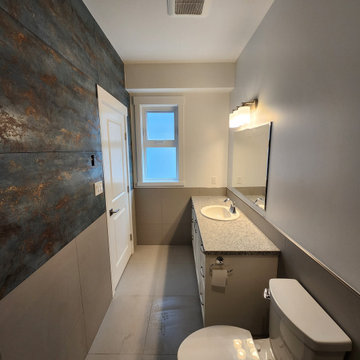Bathroom renovation in Courtenay
