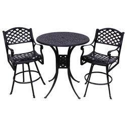 Transitional Outdoor Pub And Bistro Sets by Patio Retreat