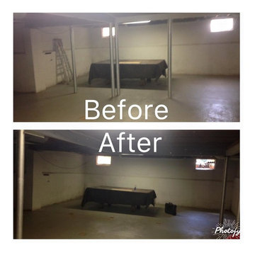 4 columns removed in baement in Hillsborough, NJ