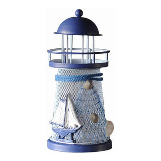 Nautical LED Lighthouse Ornament 