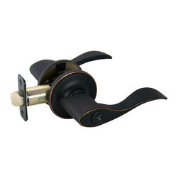 Designers Impresions - Kingston Door Lever, Oil Rubbed Bronze - Door Levers