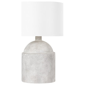 Torrance 1-Light Table Lamp, Ceramic Weathered Grey