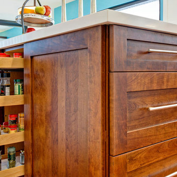 Contemporary La Jolla Kitchen Island