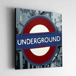 Underground - London Bridge - SOLD - Paintings