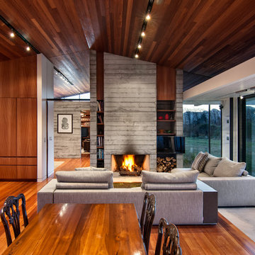 Modernist Timber and Concrete