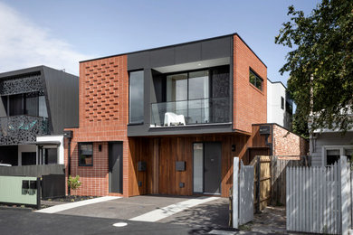 This is an example of a contemporary home design in Melbourne.
