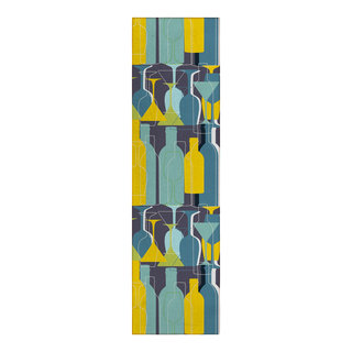 Indoor/Outdoor Kendall KE13 Ink Machine Washable 10' x 14' Rug, 2'3