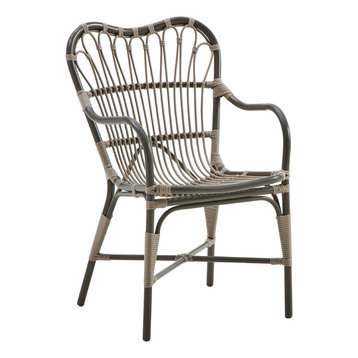 Sika Design Margaret Garden Lounge Chair, Mochaccino Brown