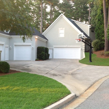 Larry C's Pro Dunk Gold Basketball System on a 45x35 in Evans, GA
