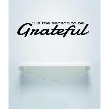 Decal, Tis The Season To Be Grateful Holiday Home, 20x40"