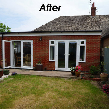 Single-storey rear extension in Wolverton, Milton Keynes