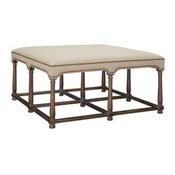 Hickory Chair Ottomans and Benches - Footstools And Ottomans