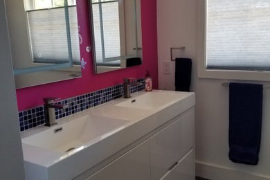 Bathroom - tropical bathroom idea in Other
