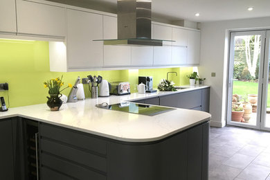 Inspiration for a contemporary kitchen in Gloucestershire.