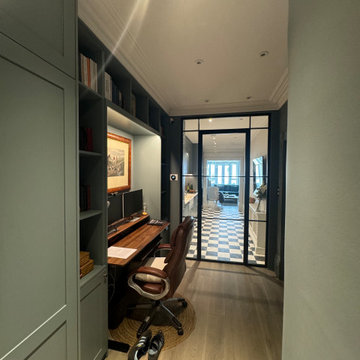 Victorian flat - Earls Court- New kitchen layout and built in storage