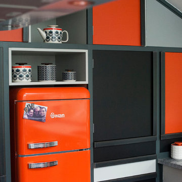 Retro-Inspired 70's Kitchen
