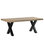 Essential Steel and Wood Dining Table
