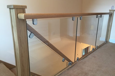 Refurbishment Glass with Brackets