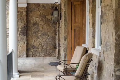 This is an example of a traditional porch design in Birmingham.