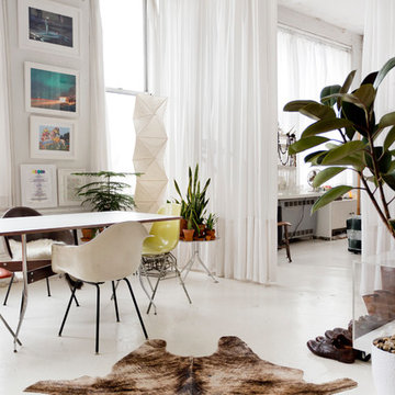 My Houzz: Walls of Art and Glass in a Brooklyn Loft