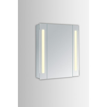 Elegant Lighting MRE8001 Modern Elixir Mirror Silver