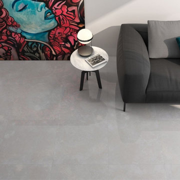 Howen Pearl Grey Gloss Floor Tiles – Rectified