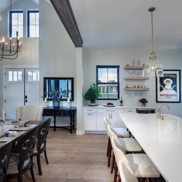 Kitchen Island and dining