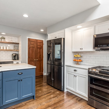 Transitional Two-Tone Kitchen Remodel