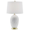 Farida 1 Light Table Lamp, White
