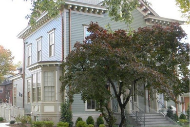 Traditional exterior home idea in New York