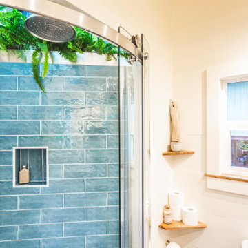Oasis Tiny Home Indoor/Outdoor Shower