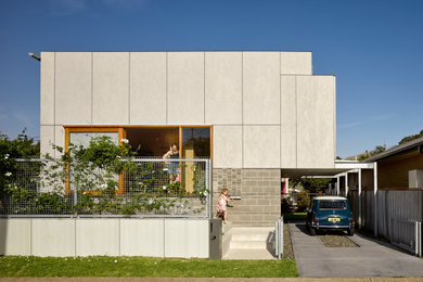 Inspiration for a contemporary entryway in Newcastle - Maitland.