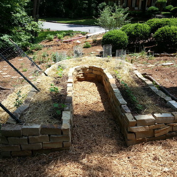 Rock Raised Veggie Garden Bed