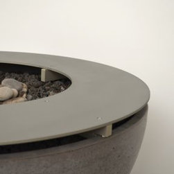 New Metal Table Top and Fire Ring for Hemi Fire Pit - Fire Pit Accessories
