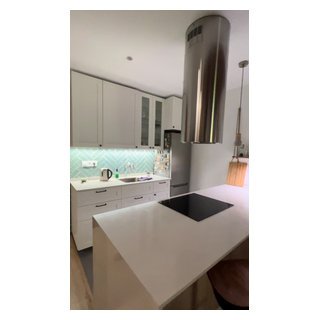 Piso Olivera - Modern - Kitchen - Barcelona - by AFstudio Arq | Adriana