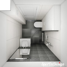 Small modern bathroom