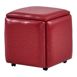 5 in 1 Cube by MiniMax Decor - Footstools And Ottomans