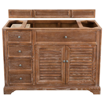Savannah 48" Single Vanity Cabinet, Driftwood