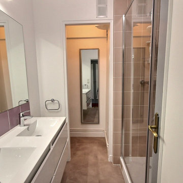 Rénovation complète d'une salle de bain et d'un WC à Saint-Maur-des-Fossés