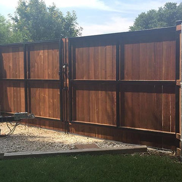7 Foot Side by Side Wooden Gate