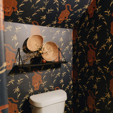 Tiger Goddess Powder Room Reno
